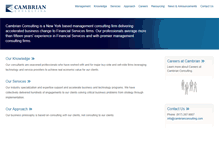 Tablet Screenshot of cambrianconsulting.com